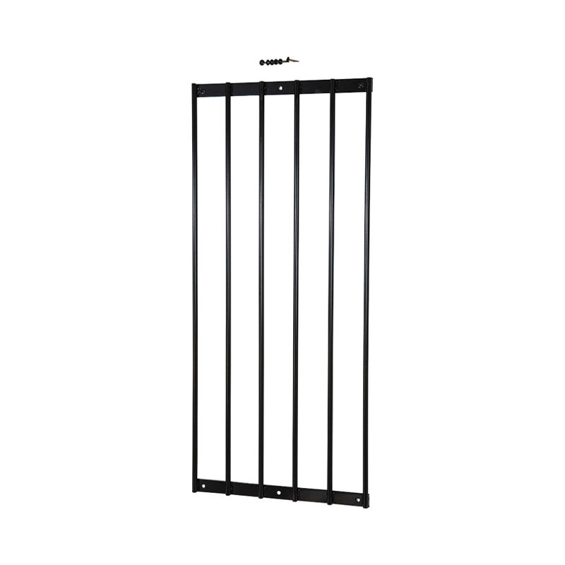 Barre de fenêtre en acier (18 po x 36 po), H 39 po x l 17,5 po x P 1 po