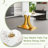 Dining Table with Double shaped metal legs