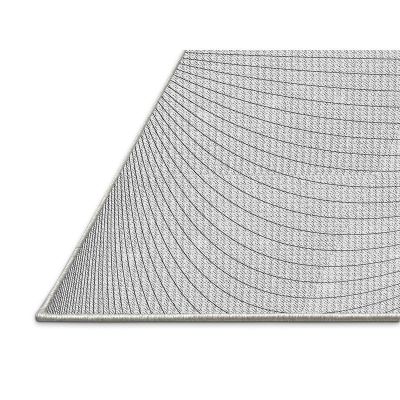 Tapis zone grise à motifs Highhouse, Rectangle 5 pi x 7 pi