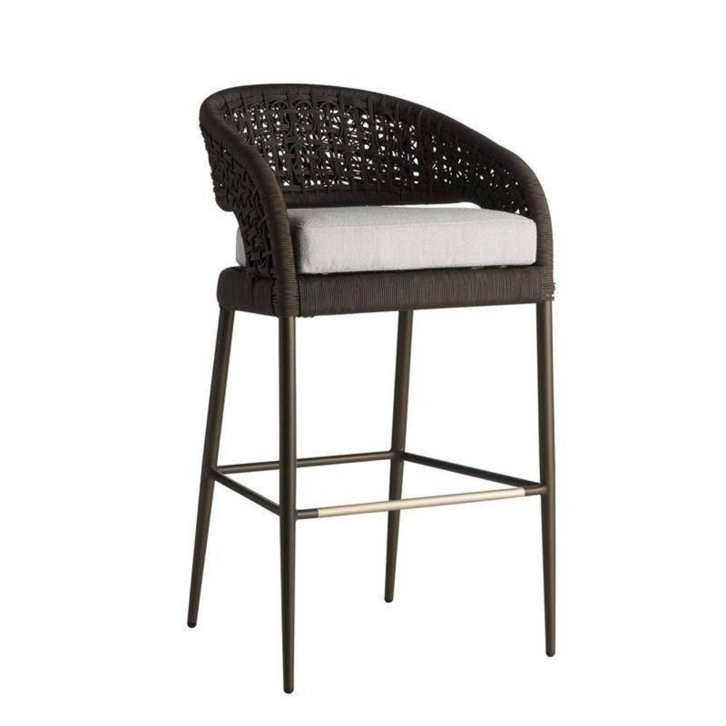 Juri Outdoor Bar Stool, 34.5"