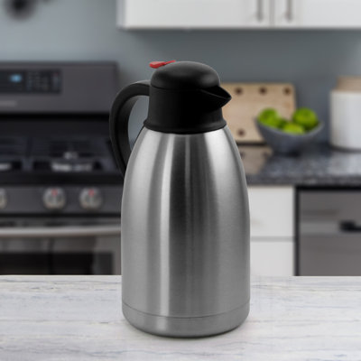 Carafe à café en acier inoxydable 8,5 tasses 2L