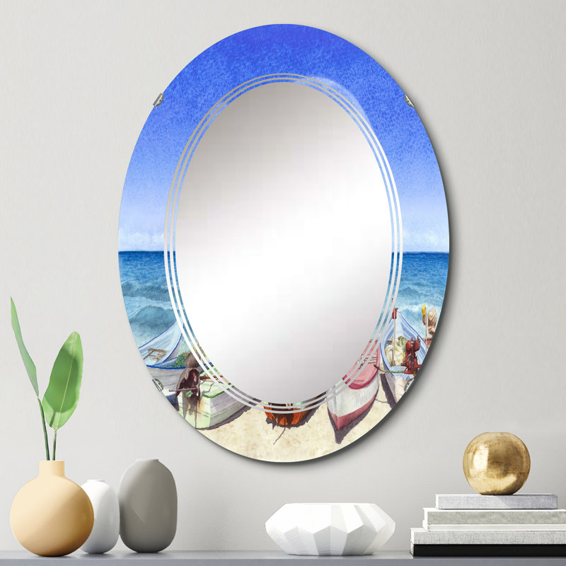 Oval Mirror, 30" x 20"