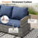 Vancamp 3-Person Patio Conversation Sofa
