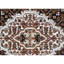 Hand Knotted Area Rug in Black And Cream