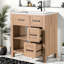 Meuble-lavabo en bois naturel de 30 po-612140133