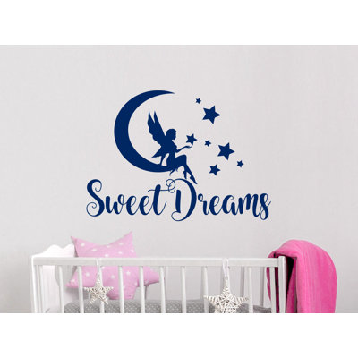Décalcomanie murale lune rêves