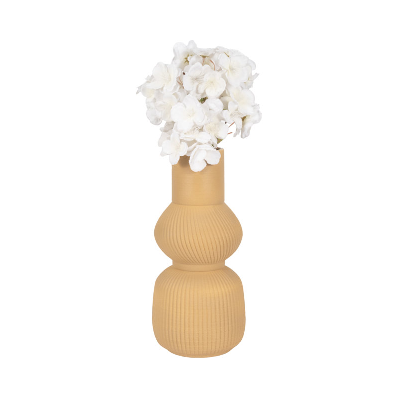 Joss & Main Marchena 3D Printed Vase, 12" H x 5" W x 5" D