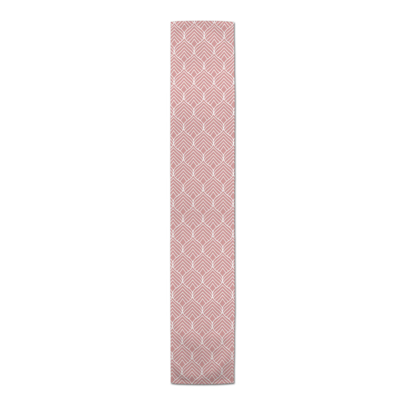 Chemin de table Geo, Rose, L 72 po x P 16 po