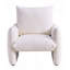 Chaise d'appoint moderne en chenille, canapé simple surdimensionné de 34,3 po avec coussin moelleux, fauteuil de lecture rembourré doux pour le salon, le petit espace et la chambre à coucher-1909259130-1909259131