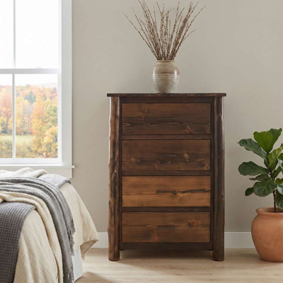 Fireside Lodge Headwaters Four Drawer Chest - Weathered - Standard Line