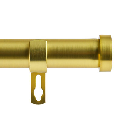 Keneil 1 Inch Curtain Rod with Aluminum Finials, adjustable telescoping heavy duty Drapery Rod for residential and commercial