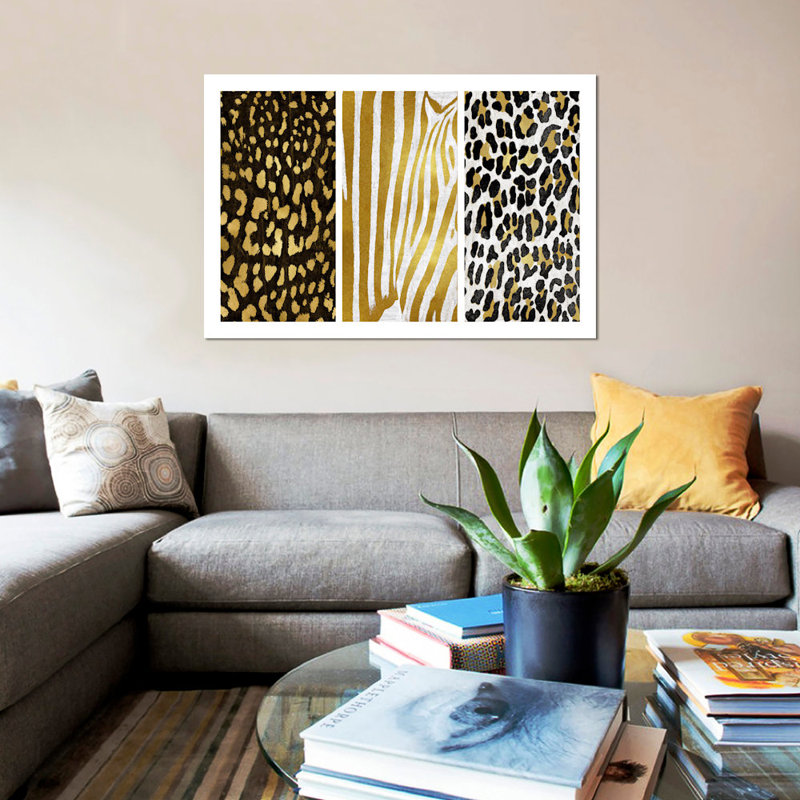« wild trio i », impression sur toile, H 8 po x l 12 po x P 0,75 po