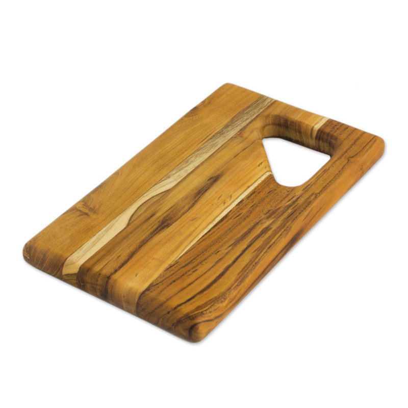 Planche à découper en bois teck Toms