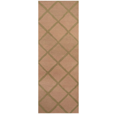 Tapis beige / vert