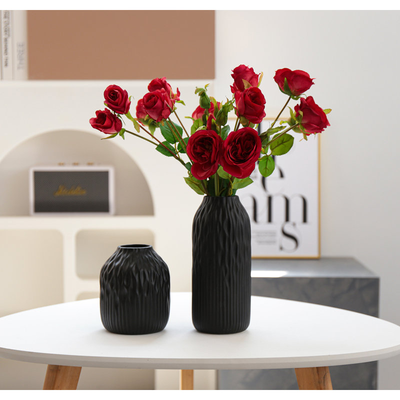 Vase de table Akaisha, Noir