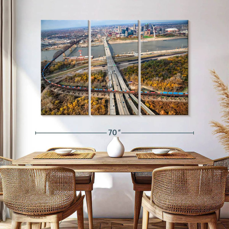 Road To St. Louis, 42" H x 65" W