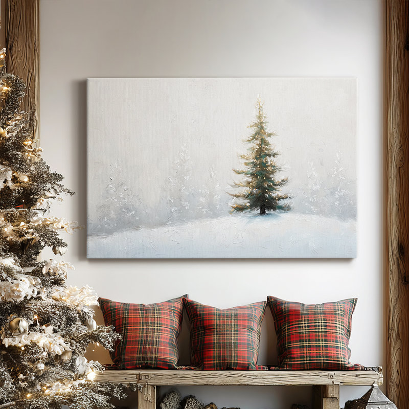 «Sleigh of Frostlit Silence», toile tendue avec châssis de qualité supérieure, H 40 po x l 60 po