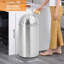 Stainless Steel Swing Top Kitchen Trash Can-148960174