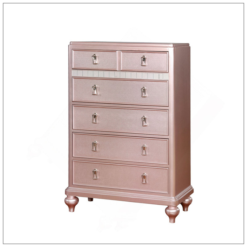 Mobilier de chambre à coucher de style contemporain avec garniture de miroir 1Pc