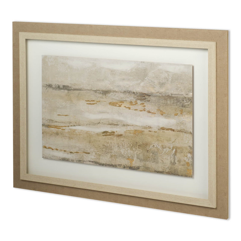 "Textures de surface personnalisées non embellies" par Tim Ottoole, reproduction d'art encadrée à la main