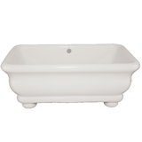 Donatello 66'' L Freestanding Soaking Bathtub