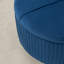 Repose-pieds rond avec rangement en velours Bula-943753750