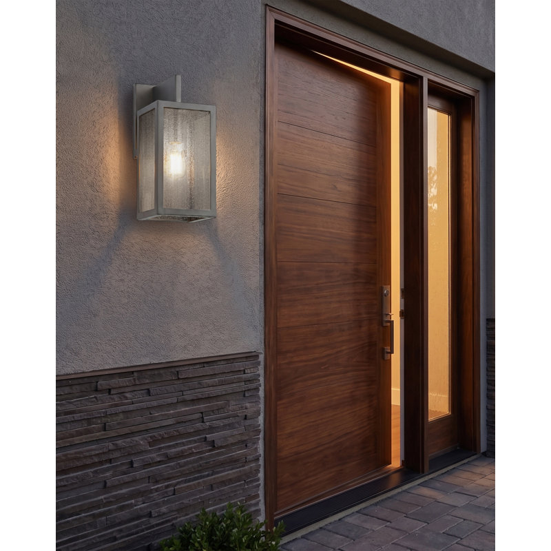Applique murale Brass Traditions - Westbrook - 1 lumière - 33 cm - Gris anthracite - Laiton massif - Design original, Seeded