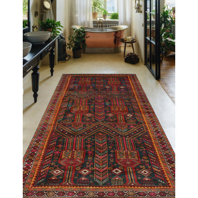 Khylar Distressed Huxley Charcoal Runner