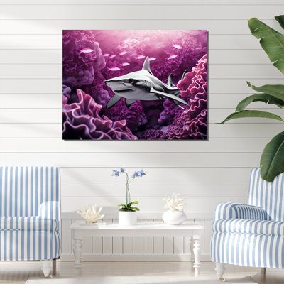 " Hammerhead Purple Sharks I "
