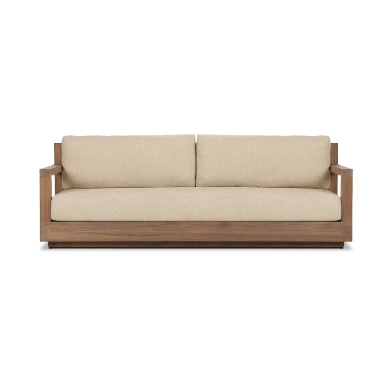 Venda Outdoor Sofa 86"-Stained Toasted Brown-FSC