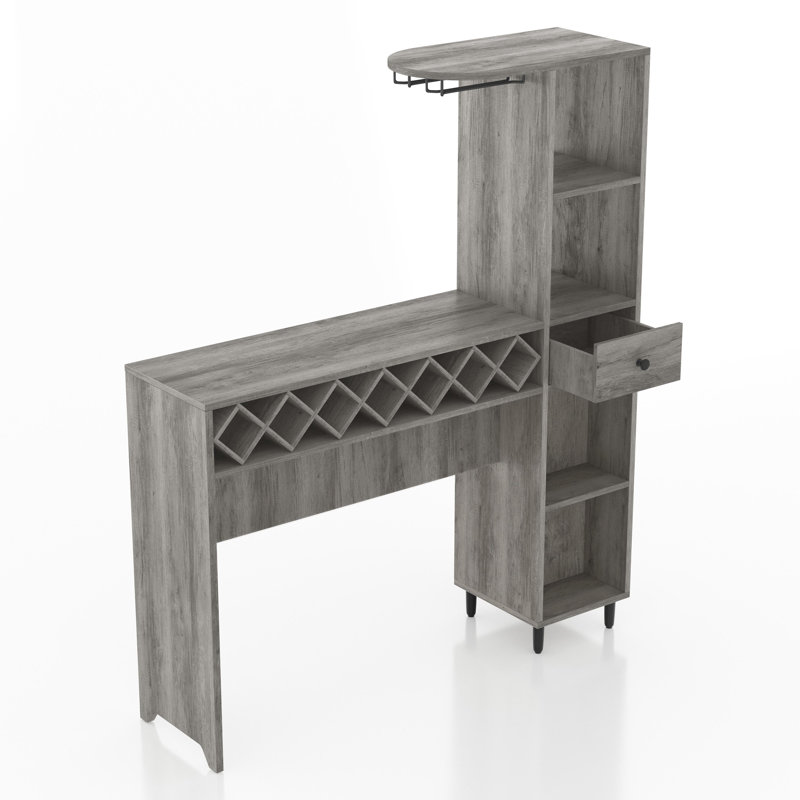 Table de bar de 63,54 po Kimaya