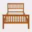 Lit plateforme en bois avec tête de lit et pied de lit-1551325666