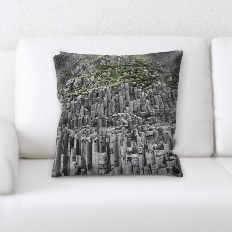 Microsuede Reversible Throw Pillow
