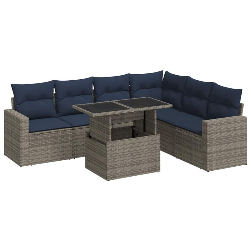 62cm Wide Patio Sofa with Cushions