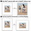  Cadre photo 24 x 30 - Utiliser comme cadre 14 x 17 avec passe-partout ou cadre 24 x 30 sans passe-partout - Cadre photo mince avec plexiglas poli - Blanc-1657676155-1657676150