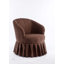 Fauteuil club pivotant rembourré Badri-481095184