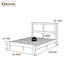 Base de lit, structure de lit plateforme en bois massif industriel, support de lattes en bois silencieux, grand espace de rangement sous le lit, aucun sommier requis, assemblage facile, base de lit robuste pour la chambre à coucher (sans matelas)-1674344453-1674344570