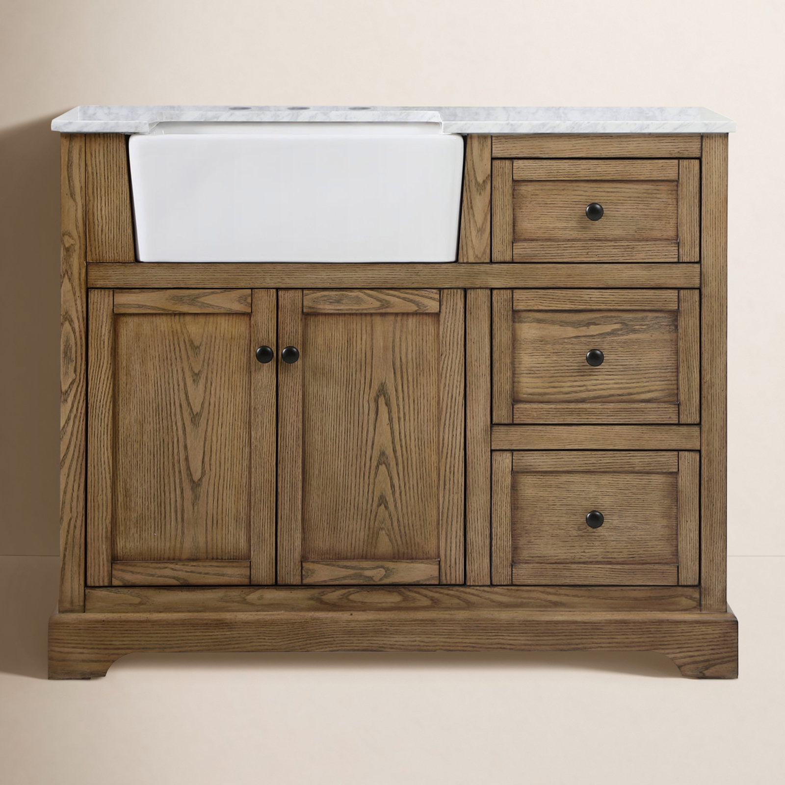 Pardue 42'' Single Bathroom Vanity, Driftwood