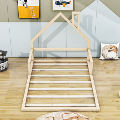Structure de lit en bois Evariste