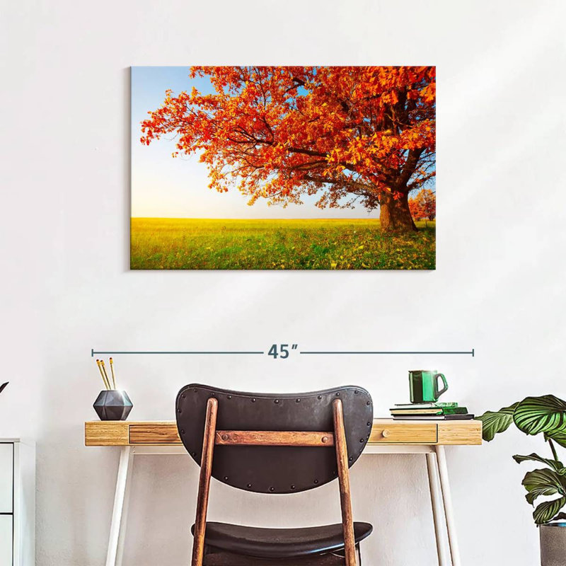 Harnek Autumn Oak Tree, 24" H x 36" W