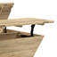 Table basse à plateau relevable moderne en bois de manguier l 36 po Abba-78332208