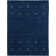 Handwoven Wool Gabbeh Uni Blue Rug