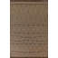 Tapis beige / ivoire géométrique en laine noué à la main 7 pi 9 po x 9 pi 8 po