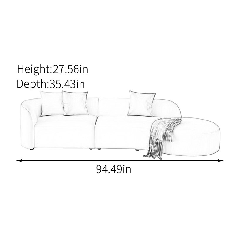 Harti, H 27,56 po x l 94,49 po x P 35,43 po