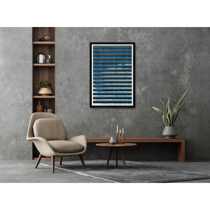 Graphic Building Scape Print by Tim Klein
