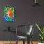 Art mural en verre épique «Daisy Daydream» par Rachel Hallquist-106418494