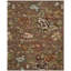 Emrick Hand Hooked Wool/Cotton/Latex Floral Rug in Brown-21599672