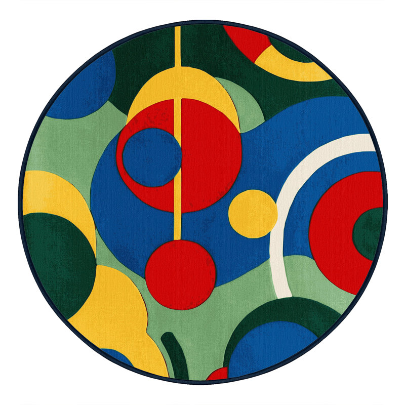 Zesty Rhythm Rug, Round 4'