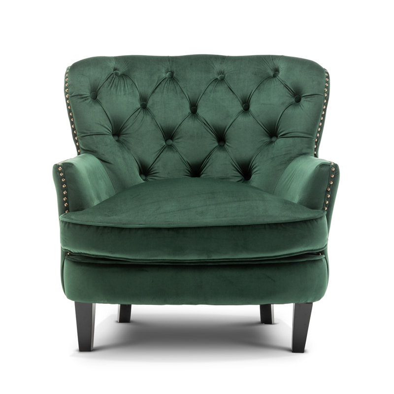 Higgenbotham Armchair, Bottle Green