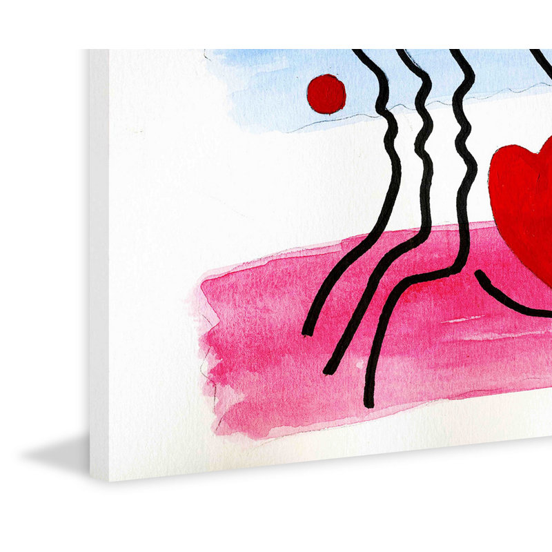 Lovers by Wayne Ensrud - Wrapped Canvas Painting, 30cm H x 45cm W x 3.81cm D